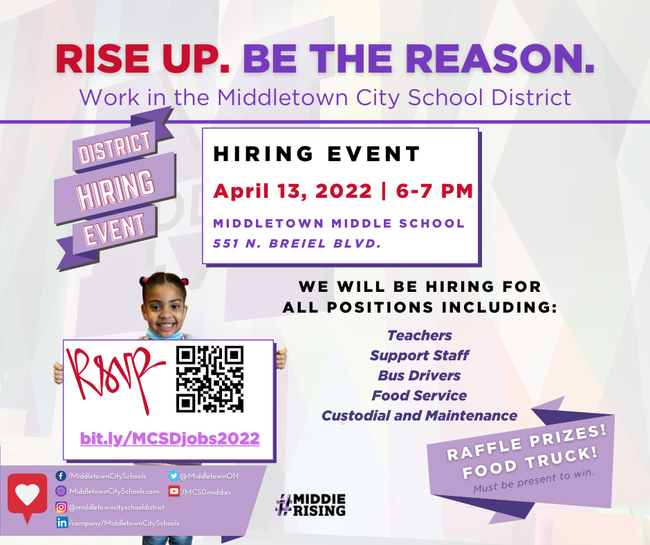 Hiring Event poster